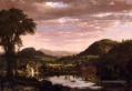 Nouvelle Angleterre Paysage aka Soirée après un paysage de tempête Fleuve Hudson Frederic Edwin Church